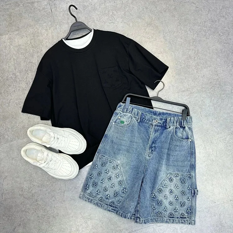 LV Denim shorts