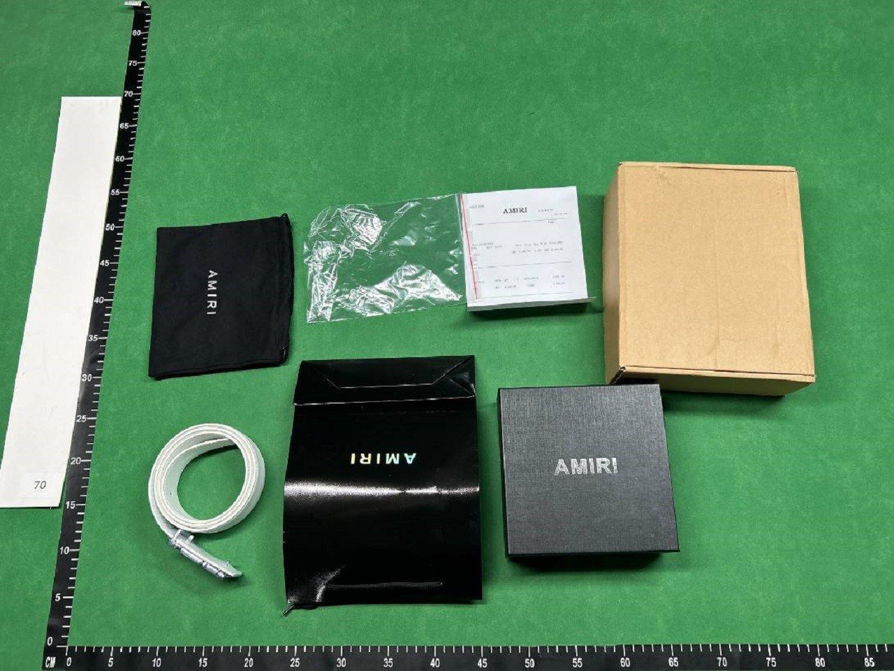 Amiri Belts (Including brands like Louis Vuitton, Gucci, Fendi and Burberry)